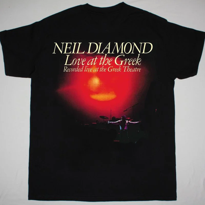 Neil Diamond - Love At The Greek shirt Tee Unisex Men Full Size S to 5XL LI126