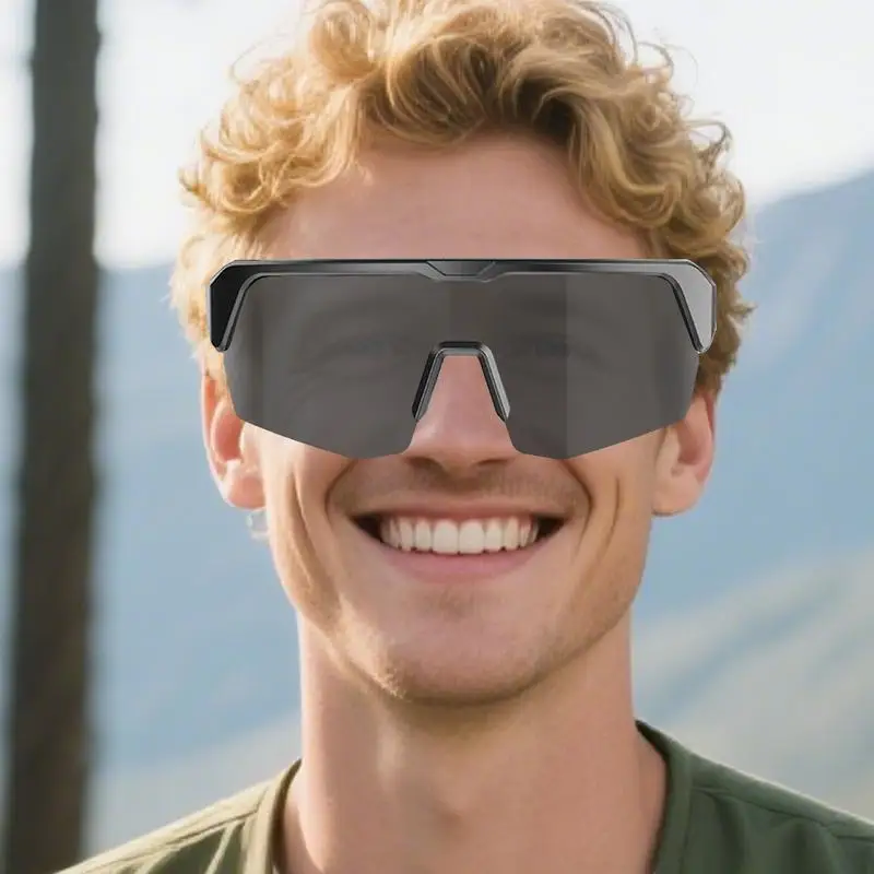 نظارات شمسية ذكية، نظارات شمسية صوتية ذكية، تحكم صوتي، حماية من الأشعة فوق البنفسجية، نظارات لاسلكية للأزياء الآمنة والفيديو واللياقة البدنية في الهواء الطلق