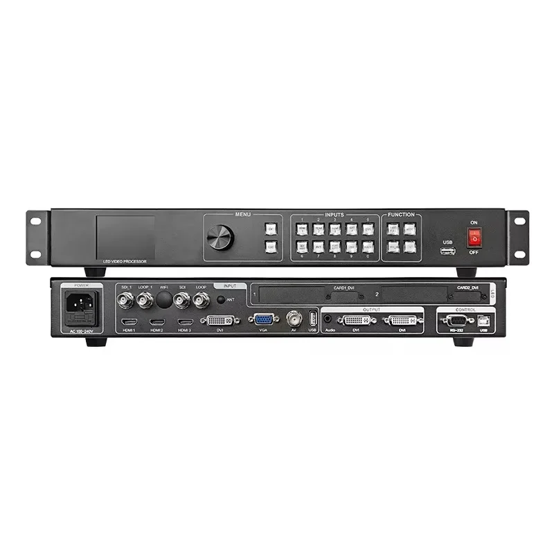

MVP500 LED Video Processor With SDI Inputs For P3.91 500*500mm 500*1000mm LED Rental Events Support Huidu Control System