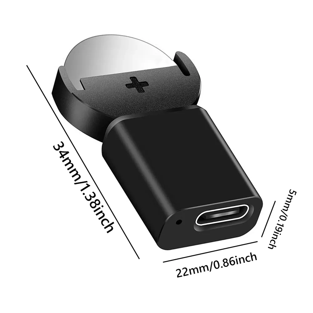 Type-c Lithium Coin Charger Widely Charging for LIR2032,LIR1632,LIR2025,LIR2016,LIR2032H Batteries Long-Lasting