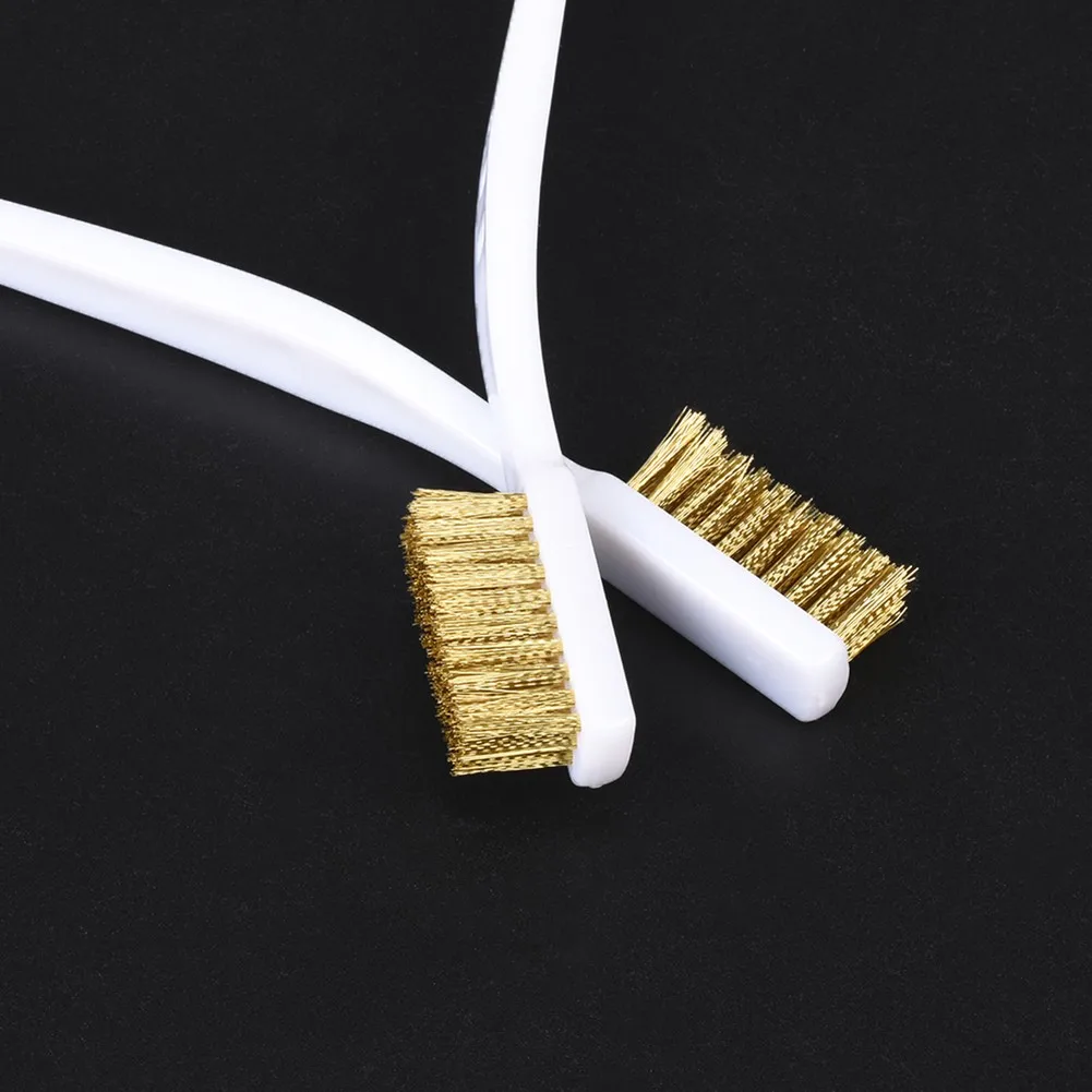 High Quality Practical Useful New Wire Brush Tool Cleaner Light Scrubbing Plastic Handle Toothbrush Wire Brush