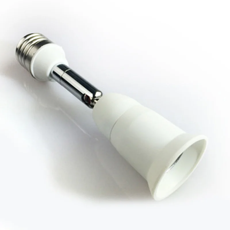 126mm Hardness Home White+Silver 90 Degree Conversion lamp head Right Angle Adjustable Angle PBT E27 Hot Durable