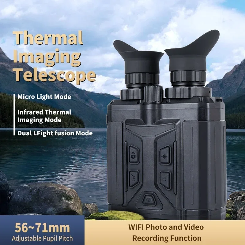 DECCA Wholesale Price Thermal Scope Large Size High Resolution Monocular Scope Night Vision for Hunting