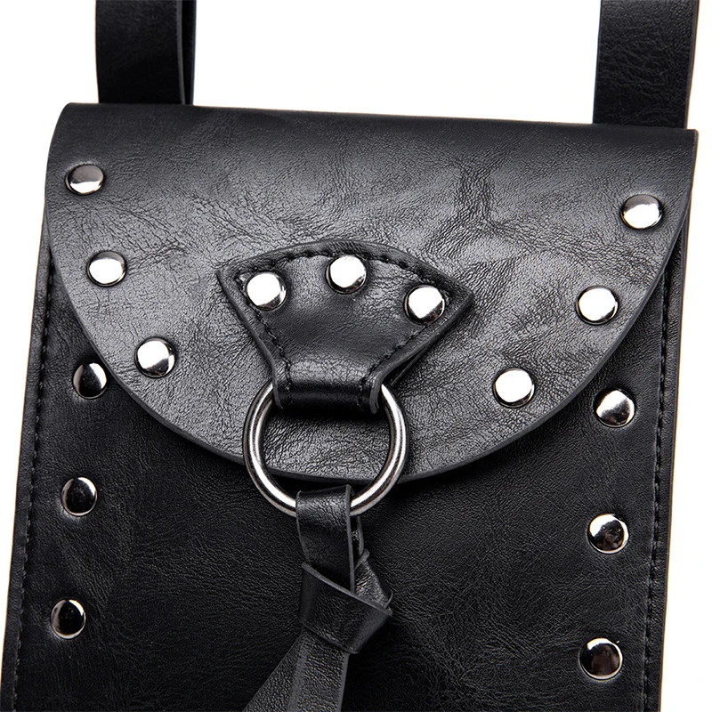 Medieval Vintage Money Pouch Bag Waist Ring Belt Costume Accessory Parts For Men Women Viking Leather Waist Bag Coin Purse