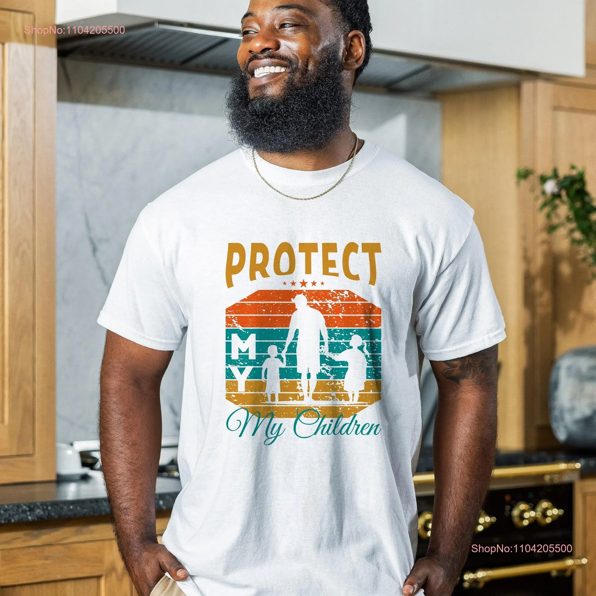 Protect My Children Typography T Shirt Q205 long or short sleeves