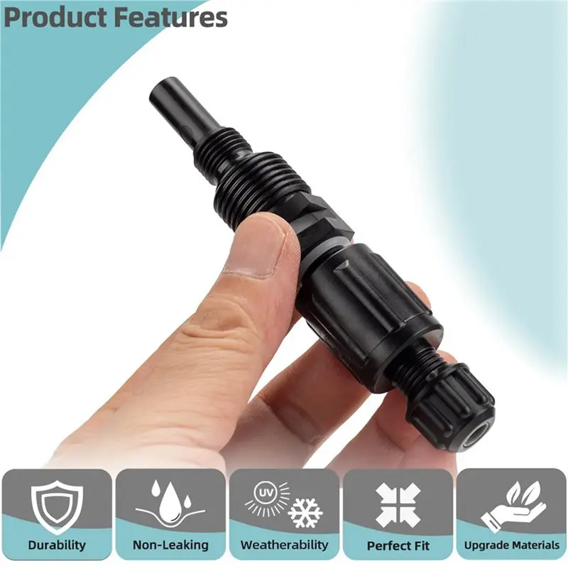 AS63-2Pcs 1/4 Inch Injection Check Valve For Stenner Pump 45, 85, 100 & 170 Series, Single Head, S420, S128, S10P, VX, SV