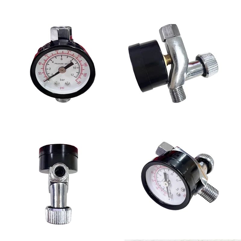 AEROPRO Air Pressure Regulator Gauge Pneumatic Repair Painting Tools Airbrush Accessories AR150A 160PSI