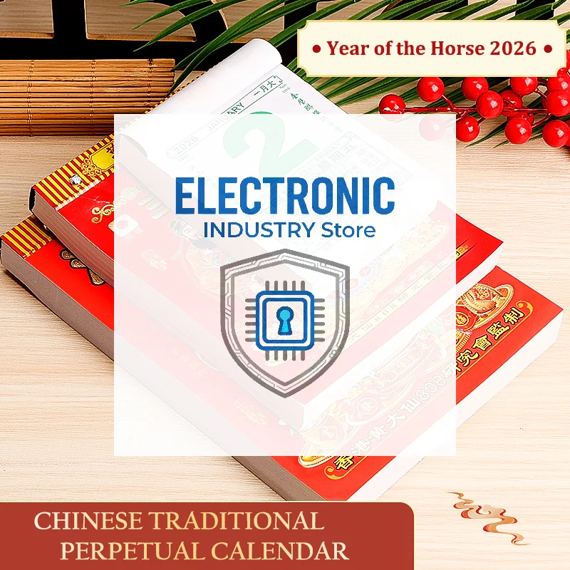 Tearable 2026 Old Imperial Calendar Chinese Style Traditional Horse Years Hanging Calendar Wall Calendar New Year Gift