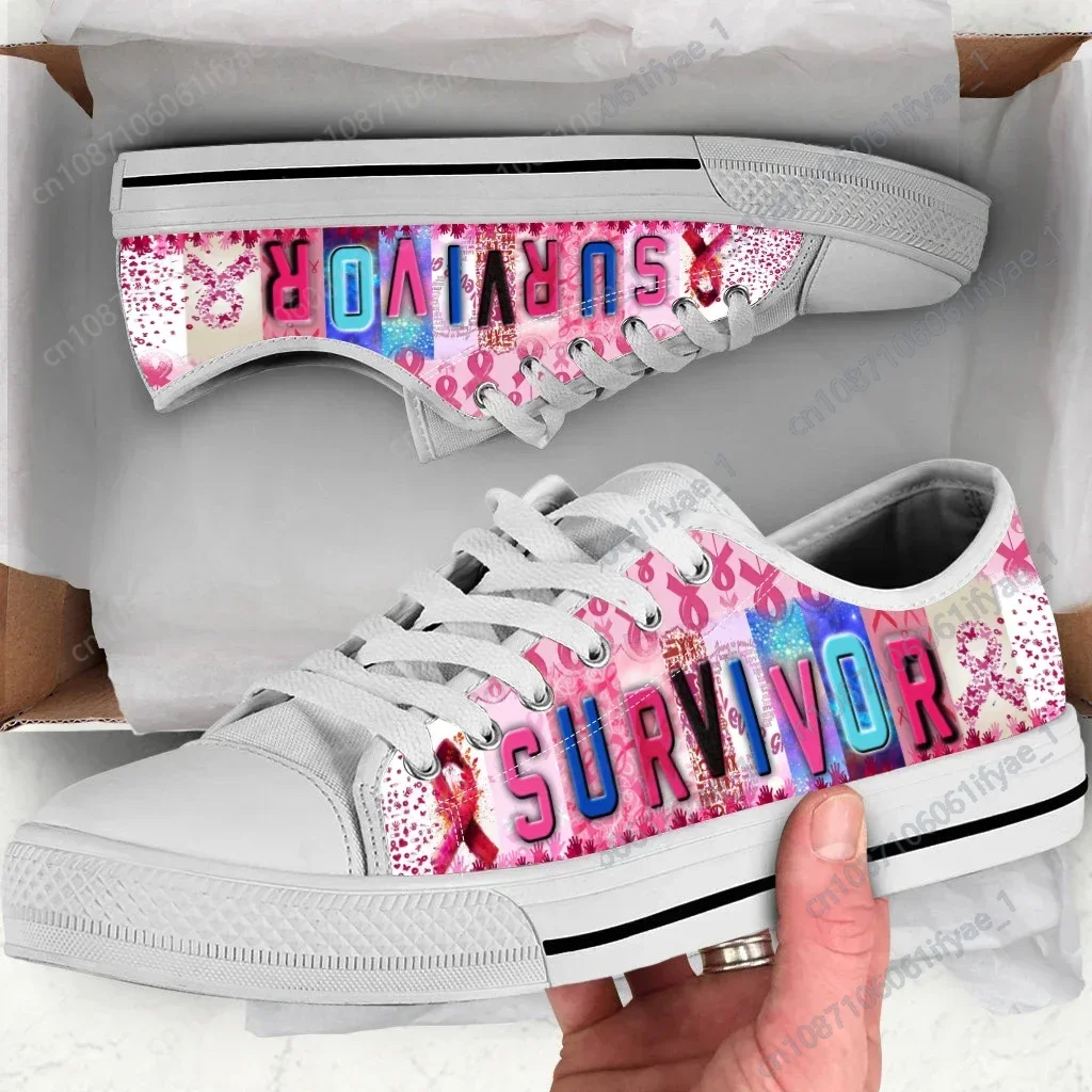 Hot Cancer Survivor New Arrier Lichtgewicht Flat Canvas Schoenen Heren Dames Casual Ademende Sneakers Lage Klassieke Boardschoenen