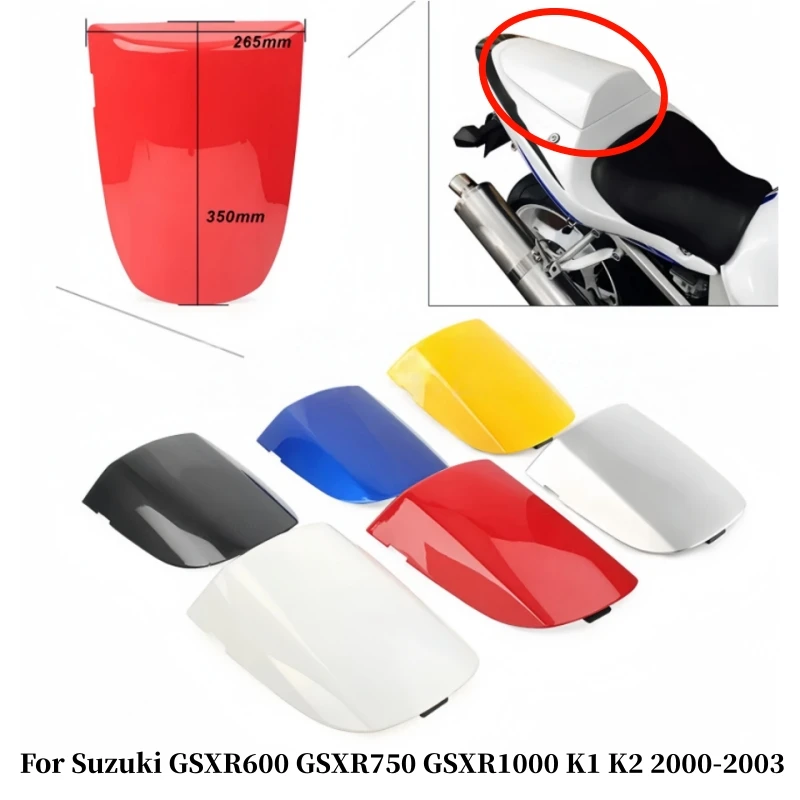 

Motorcycle rear cover hump passenger seat cover fairing for Suzuki GSXR600 GSXR750 GSXR1000 K1 K2 2000-2003 GSXR 600 750 1000