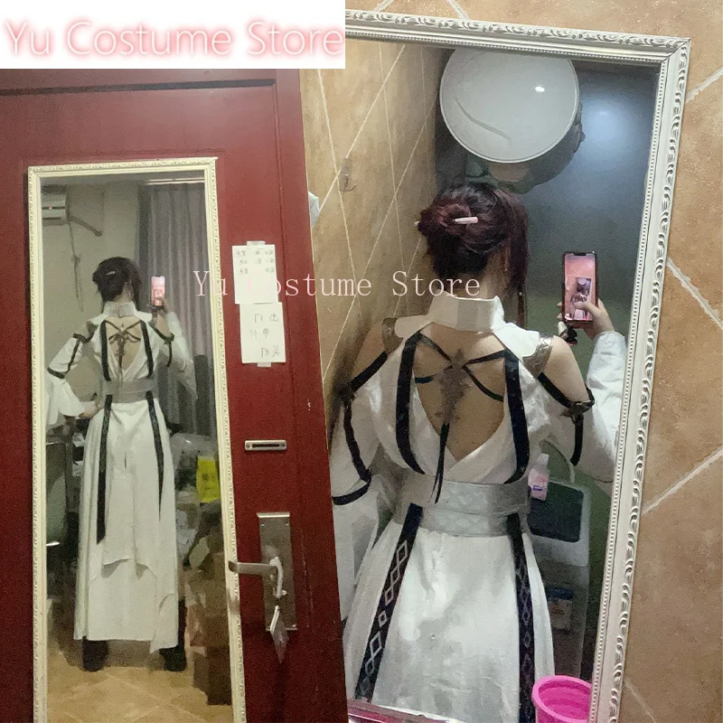 Yu Final Fantasy 14 Asphodelus Albus Treat Cosplay Costume Cos Game Anime Party Uniform Hallowen Play Role Clothes Clothing