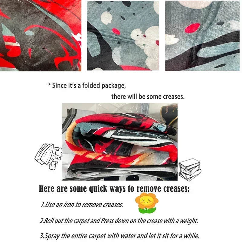 سجادة أرضية حمراء لعيد الميلاد لديكور المنزل ، سجادة باب ، طبعة رجل الثلج ، سجادة مطبخ ، سيارة ، غرفة معيشة ، شجرة ، 1: #6