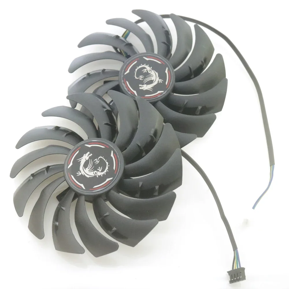 PLD10010S12HH PLD10010B12HH 12V 0.40A 4Pin For MSI RX6600XT RX6700XT GAMING X Video Graphics Card Cooler Cooling Fan