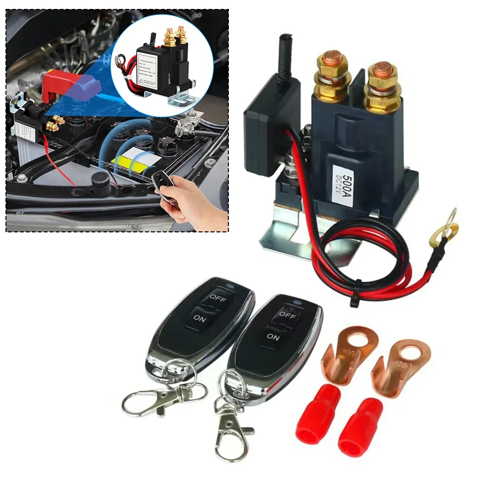 

7.6x5.0x7.4cm Remote Battery Disconnect Switch High Current Disconnect Switch Battery Switch Easy Installation Process