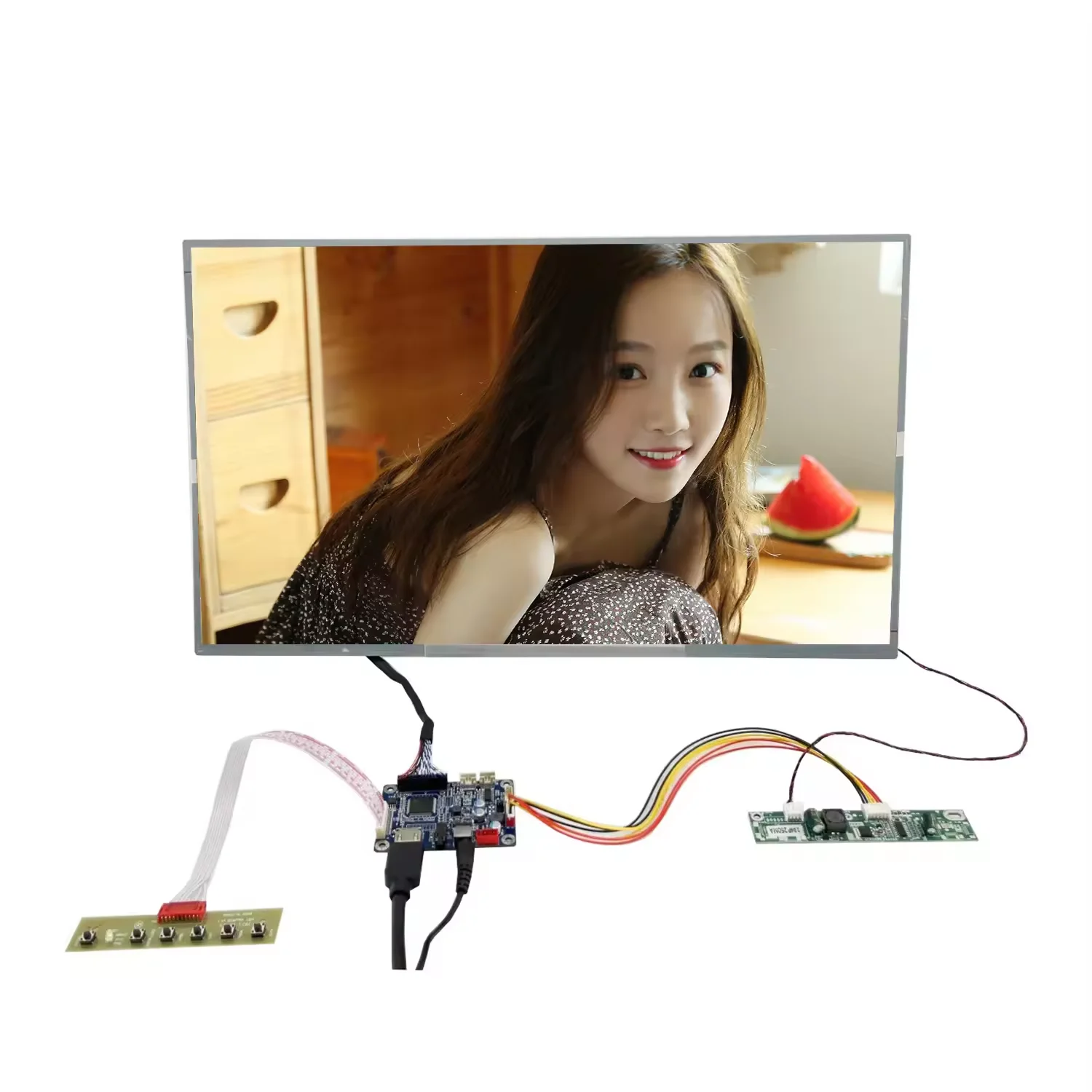 21.5 Inch LCD Panel With RTD2513A Borad 1000-3000 Nit CS-215FHB-N40 High Brightness Tft Lcd Module Screen Support 1920x1080