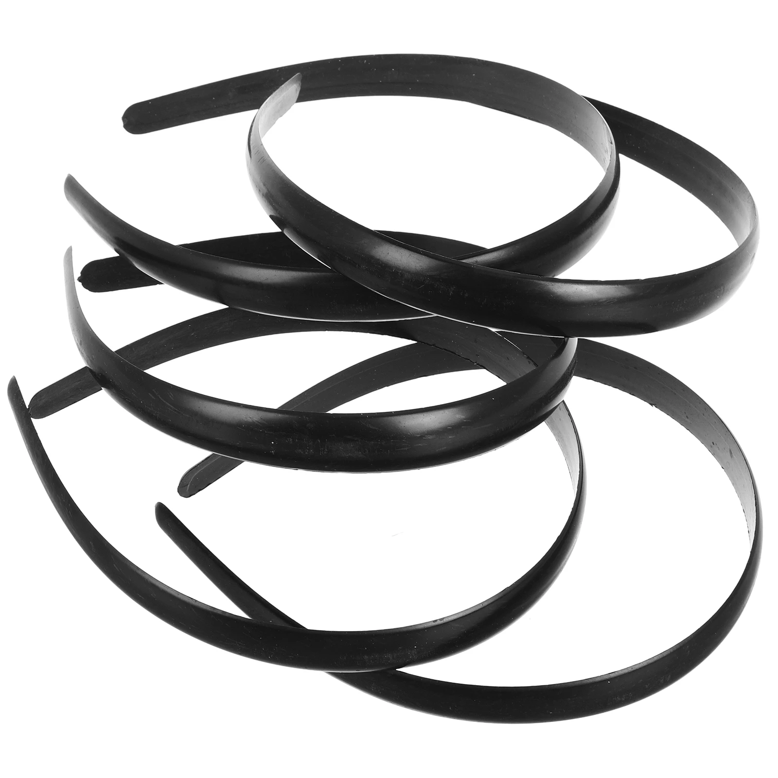 

50Pcs Plastic Black Hair Hoop Simple Hard Headband Durable Hair Accessories for Women Girls Party Birthday Ceremony
