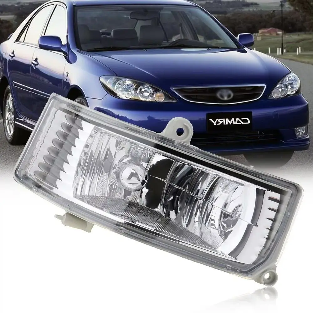 Front Bumper Fog Light Assembly Left & Right Pair For Toyota Camry 2004-2006 Dual Side Driving Lamp Improve Driving Visibility