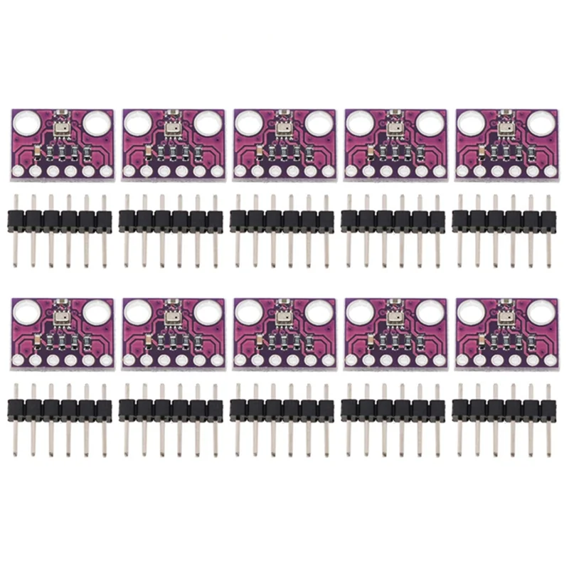 10Pcs BME280-3.3 BME280 BMP280-3.3V Digital Module Temperature Barometric Pressure Sensor Module for Arduino BMP280