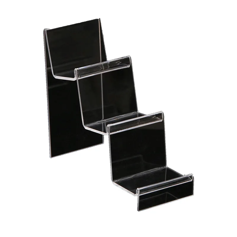 

Multi-layer Acrylic Display Stand Mobile Phone Wallet Display Stand Plexiglass Transparent Display Props