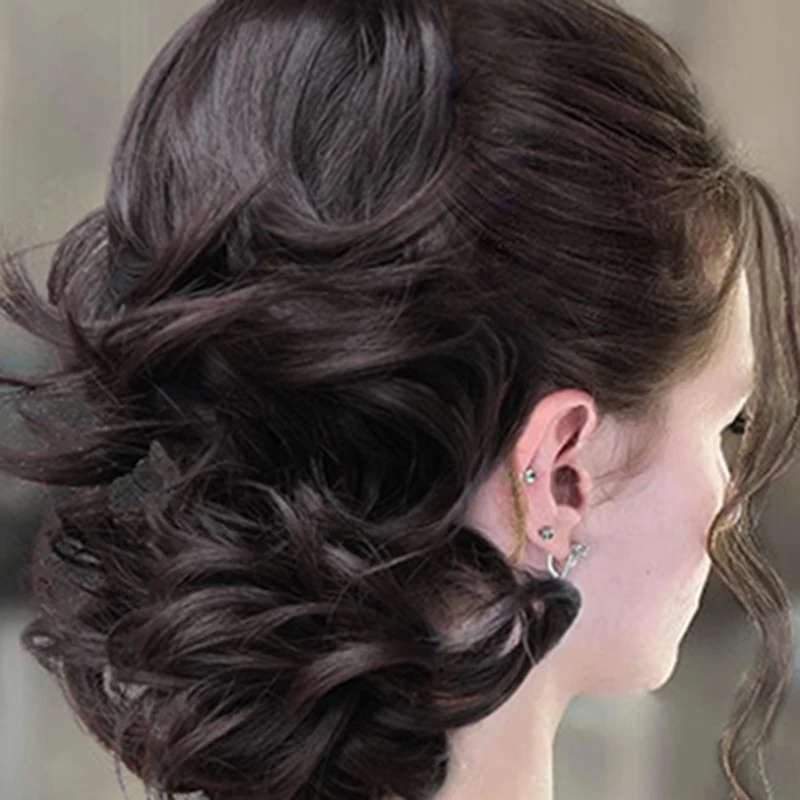 Women Short Curly Ponytail Extension, Wrap Around Ponytail Hair Extensions Synthetic Hairpieces