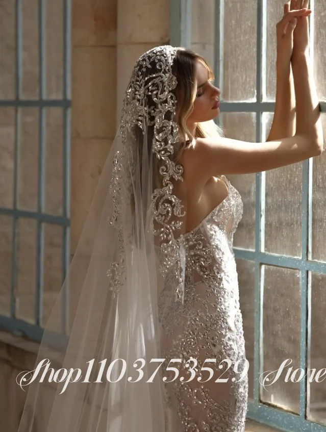Customised Luxury Wedding Crystal Applique Beaded Embroidery Bridal Gowns Bustier Corset Corset Church Wedding Sacred Wedding