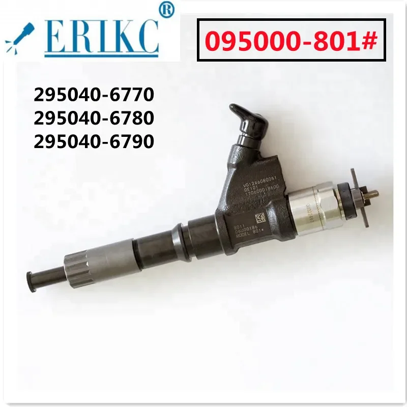 

095000-8011 Diesel Common Rail Injector Nozzle 095000-8010 Fuel Assy 095000-8012 for DENSO 8011 Sino Truck HOWO A7 VG1246080051