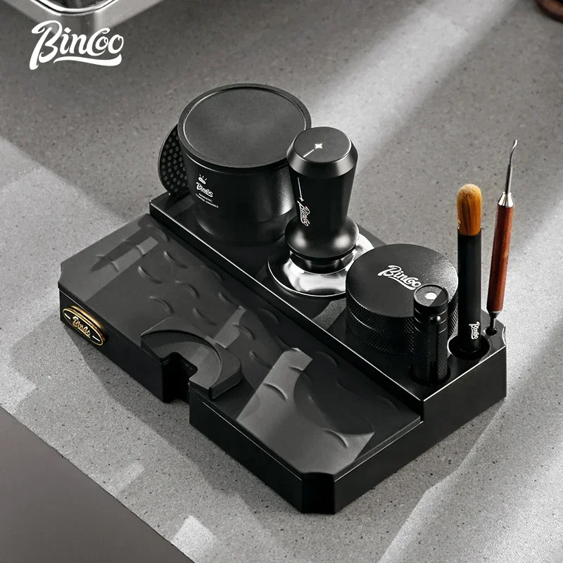 

Bincoo 51/58mm Coffee Tamper & Distributor 30lb Constant Pressure Calibrated with Tamping Mat Espresso Tamper Set Barista Tools