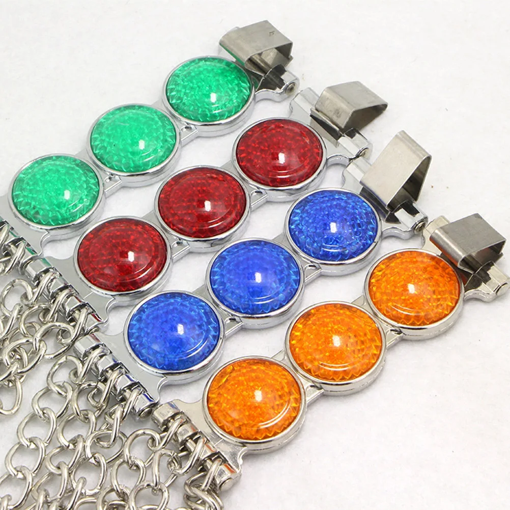 

Anti Static Tail Strip 33Cm Metal Ground Electrostatic Belt For Car Safety Night Driving Yellow Bead Decor