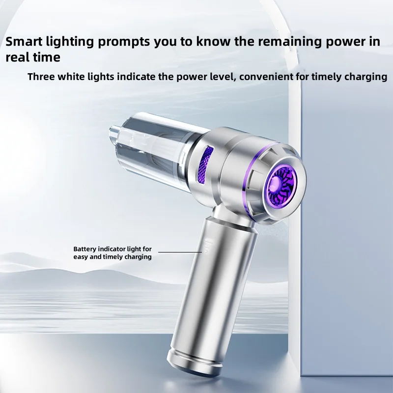 Автомобильный пылесос с всасыванием и выдувом двойного назначения, беспроводной мини-пылесос, автомобильный бытовой электрический пылесос