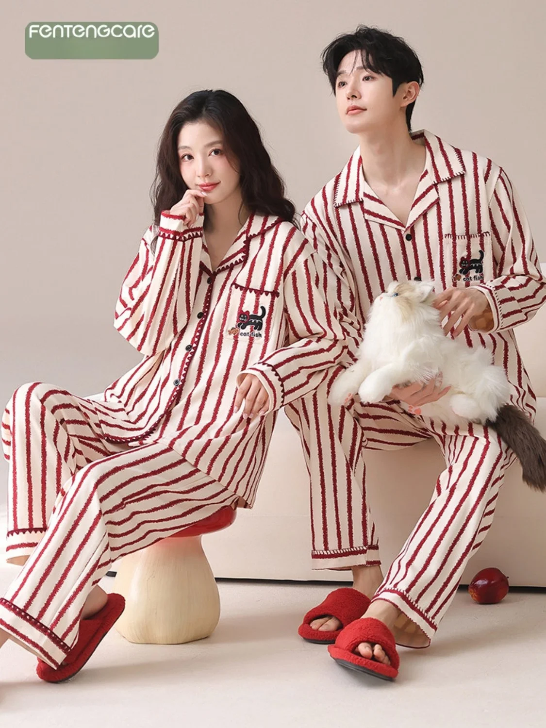 fenteng-care-conjunto-de-pijamas-de-algodon-de-manga-larga-para-parejas-con-rayas-rojas-para-primavera-y-otono-ropa-de-cas