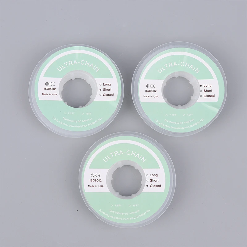 

Clear Rubber Chain Orthodontic Elastic Ultra Power Chain Rubber Band Materia Care Tool Gum Ortho