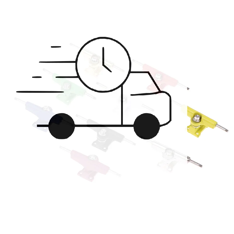 شاحنة لوحة الأصابع 32 مللي متر احترافية بمحور واحد للوحة تزلج صغيرة من سبائك الزنك ألعاب شاحنات التزلج #1