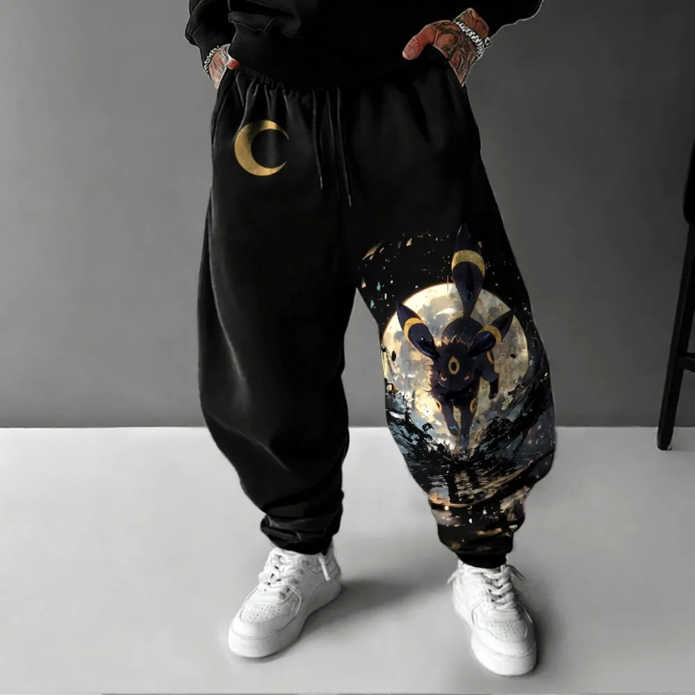 

Pokemon Joint Sweatpants 2025 Autumn/Winter Best-selling Men's Pure Cotton Daily Life Sports Commuter Sports Harajuku Trousers