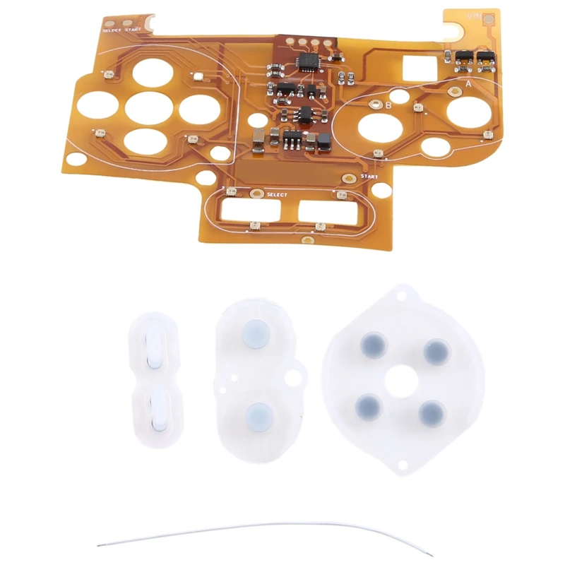 For GBC Host Button Discoloration Accessories DIY Button Light Color Modify Kits