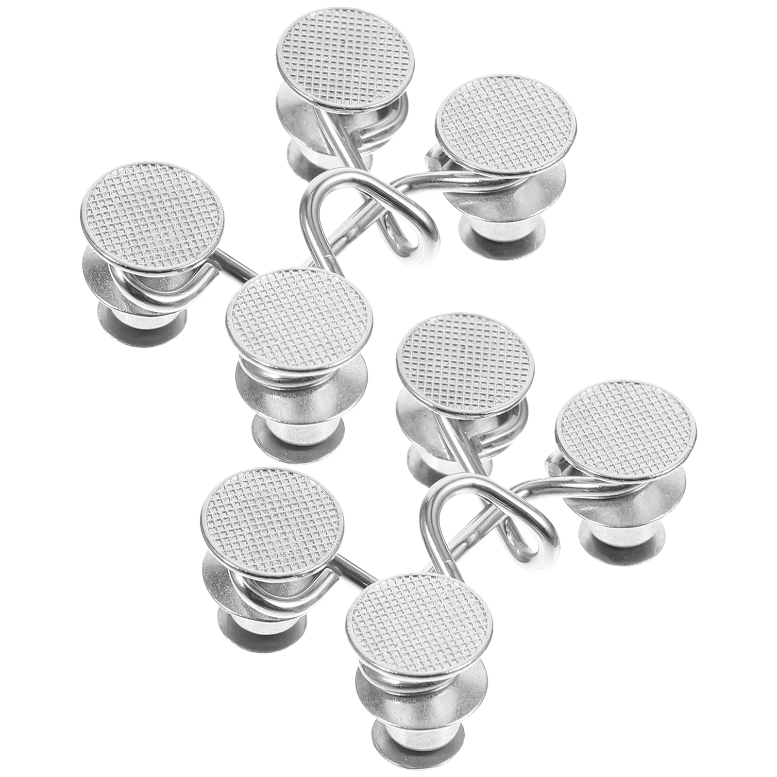 

2pcs U-shaped Alloy Waist Buckles Adjustable Detachable Jeans Buttons for Tightening Pants Skirts Reusable Durable Studs