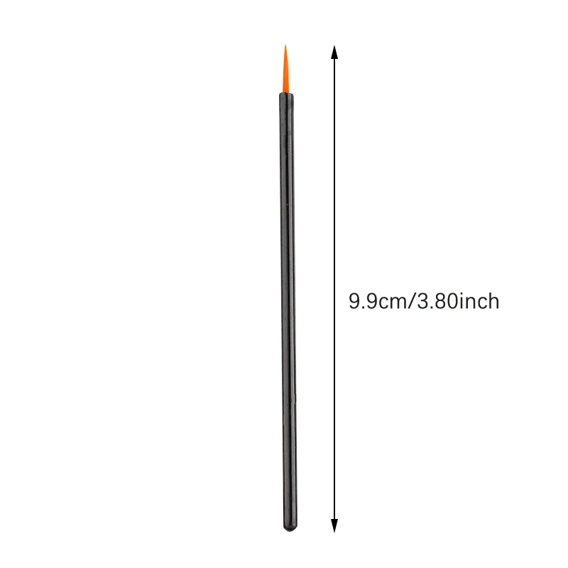 50 pçs borda reutilizável delineador escova sobrancelha escova contorno pincéis da arte do prego descartável sombra escova beleza eyeline maquiagem ferramentas