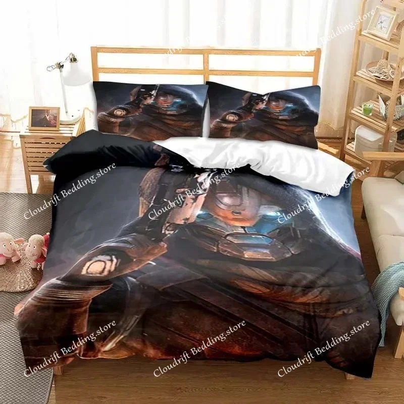 Game Destiny Bedding Set Boys Girls Twin Queen Size Duvet Cover Pillowcase Bed Kids Adult Fashion Home Textileextile