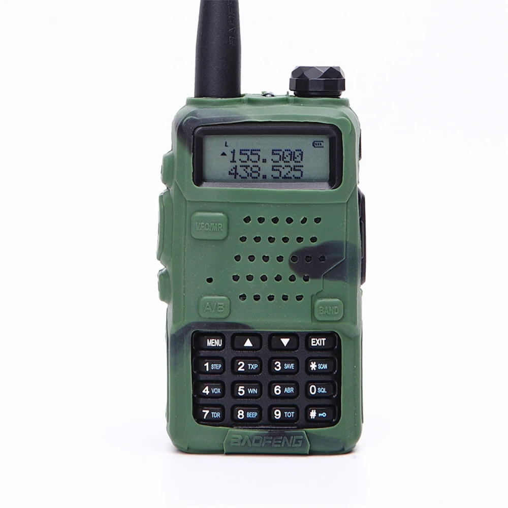 

Silicone Rubber Cover bumper UV-5R Case for Two Way Radio F8+ UV 5R UV-5RE DM-5R Walkie Talkie uv5r Accessories