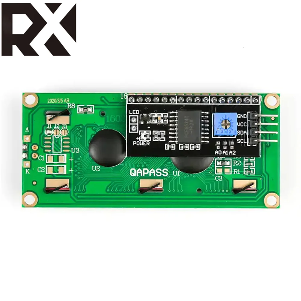 ЖК-дисплей LCD1602 для Arduino, 1602 дюйма, 16x2 знака, PCF8574T, PCF8574, интерфейс IIC I2C, 5 В