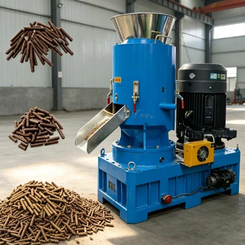 Customized Pellet Mill Machine Wood Chip Biomass Pellet Press High Output Durable Electric 220V for Fuel Production