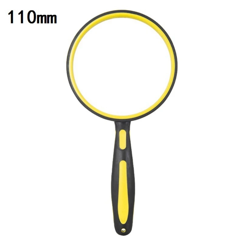 Portable Magnifying Glass 110Mm Diameter Lens Is Suitable For Reading Books And Newspapers For The Elderly