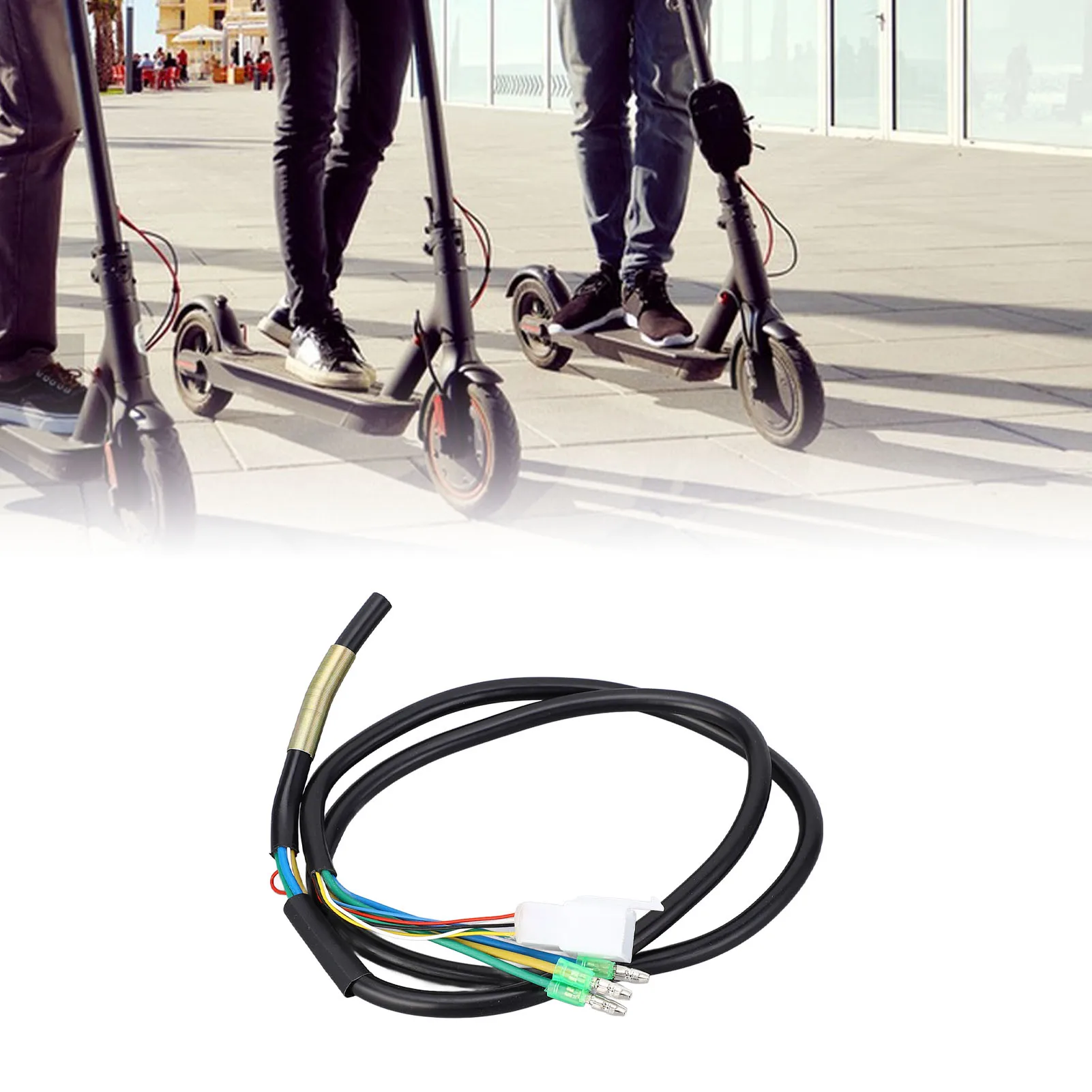 

Electric Scooter Motor Wires 9 6 Pin 10 Inch 2.5 Lightweight Electric Scooter Motor Cable for Motorized Scooter