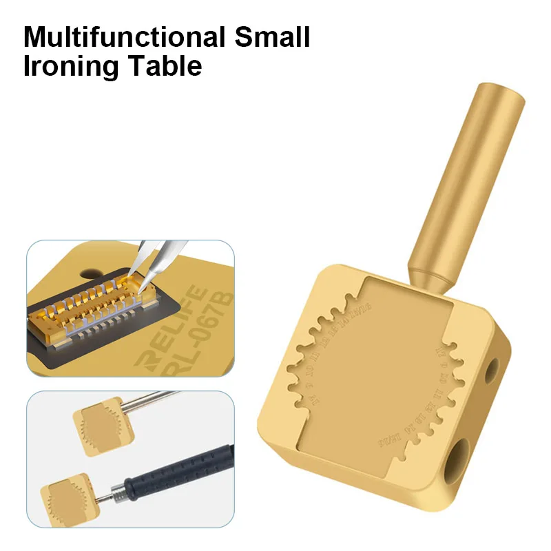 RELIFE RL-067B Multifunctional Small Ironing Table For A9-A17 Phone Universal Heating For 210 936 T12 Series Desoldering Station