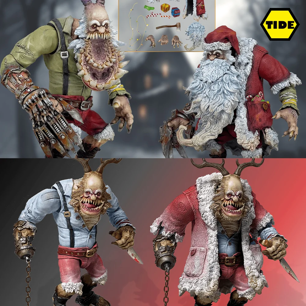 In Stock FURY TOYS 1/12 Scale Collectibles Demon Force Wave One Demon Santa Claus Kraden Krynn 7Inch Action Figure Movable Doll