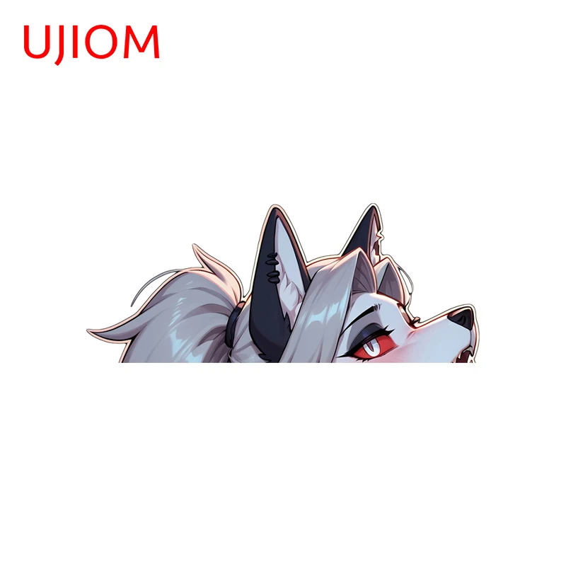 UJIOM Loona Anime Style Wall Sticker Clothes Dryer Almari Baju Fashionable Scratch Proof Decal Design For Light Switch Laptop