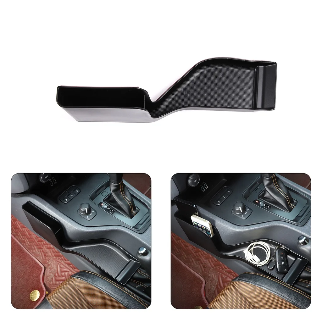 

Center Console Organizer Tray Console Side Pocket Organizer Phone Storage For Ford Ranger Everest 15-21