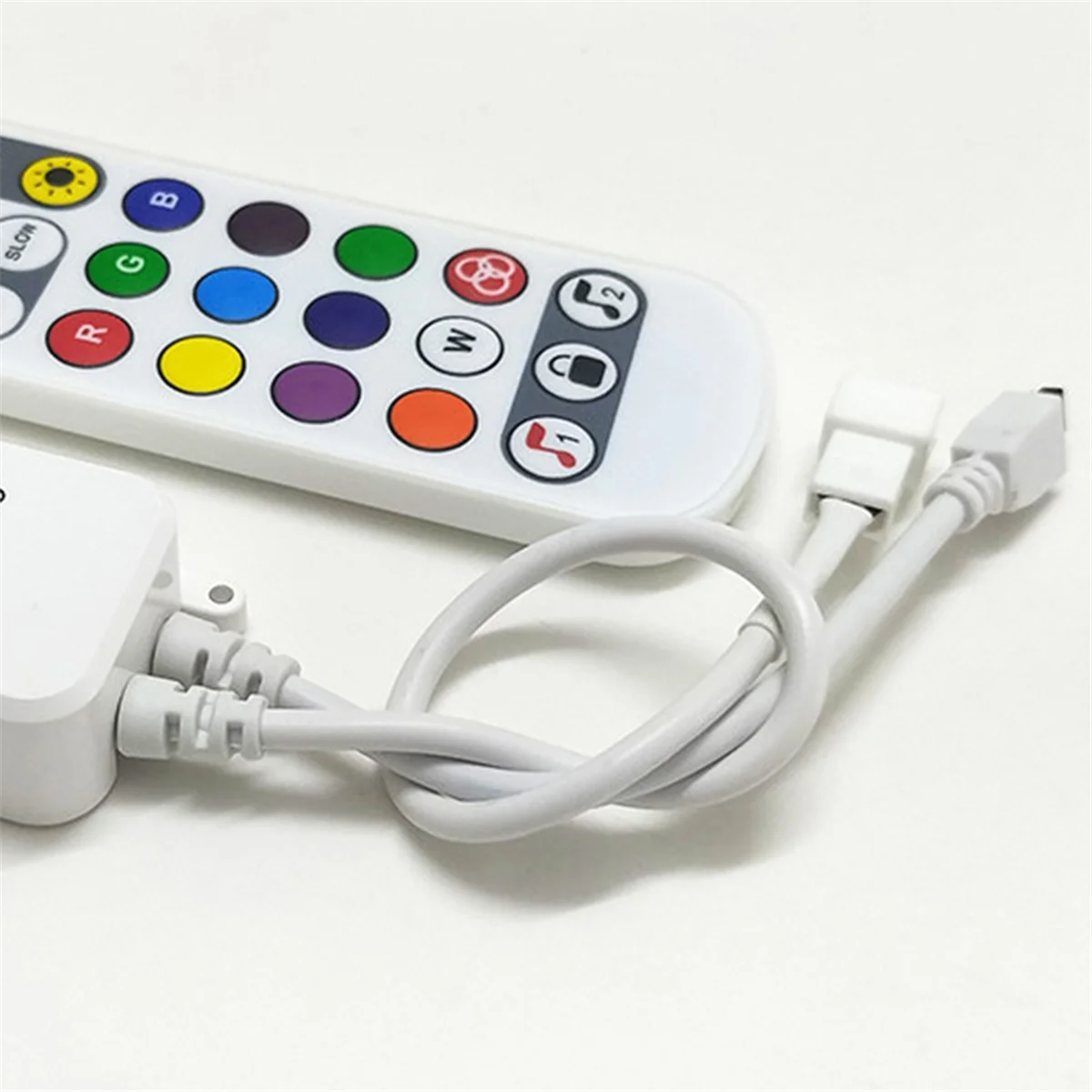 TUYA Addressable Controller with 24Keys Remote Control for Smartlife LED Strip Controller Chase Effect,B