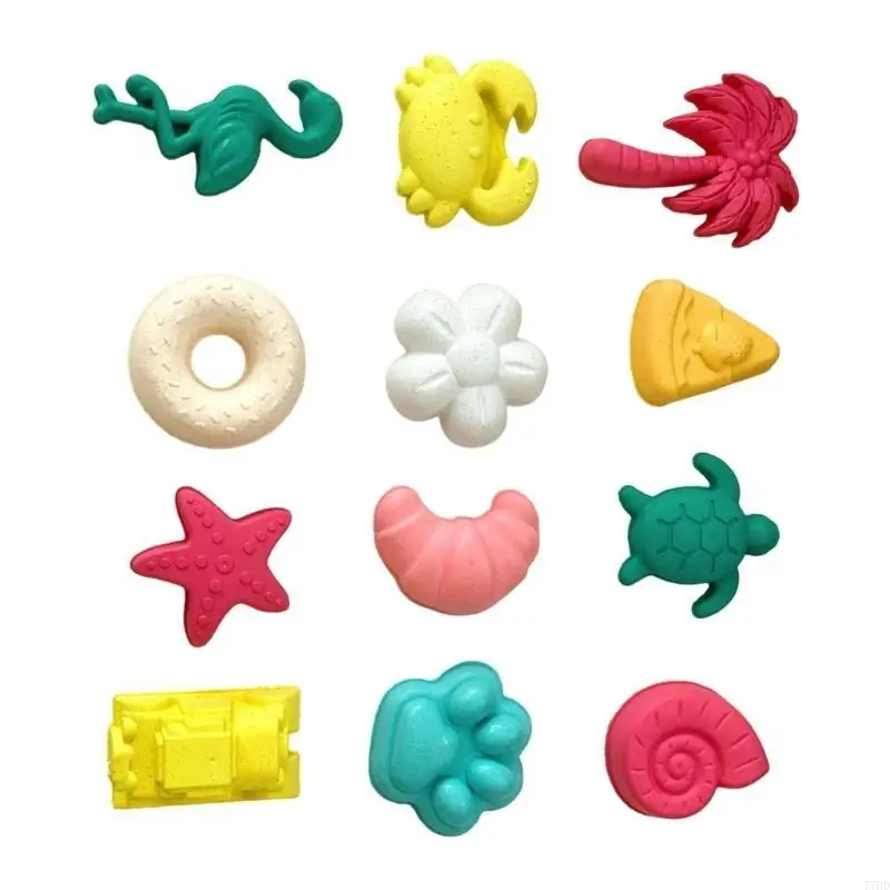 77HD Kids Beach Flamingo Sand Mold Toy Gardening Game Gam