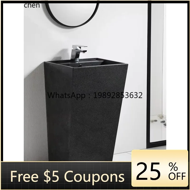 

BB natural stone column bathroom floor-to-ceiling art washbasin balcony wash basin outdoor laundry pool