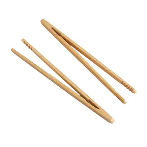 Tong Zunge klebrige hölzerne Specktwees Hauptverkäufe Lenha Pinzetten - №5